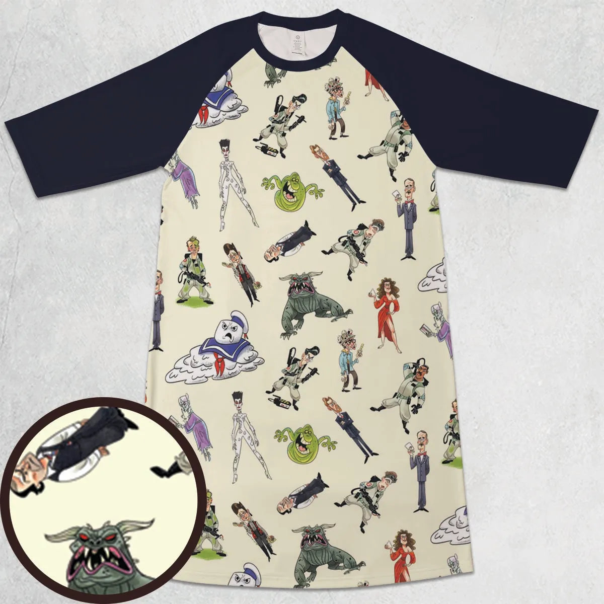 3/4 Sleeve Raglan Dress - TSSL4SS5
