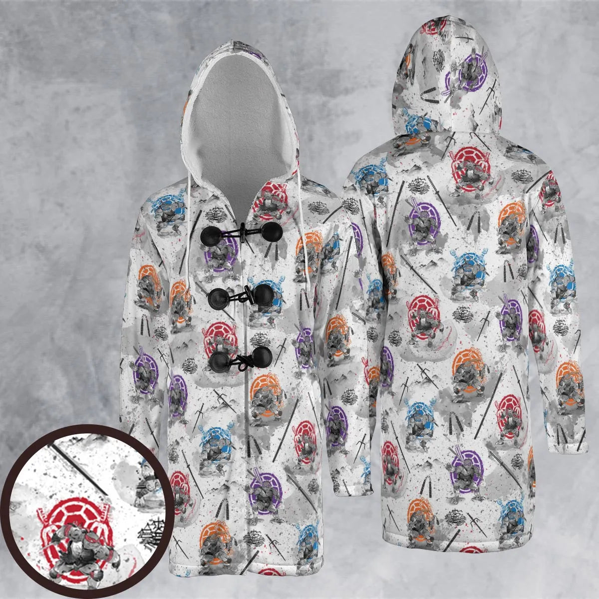 Hooded Cloak Coat - 9FX6ZTM9