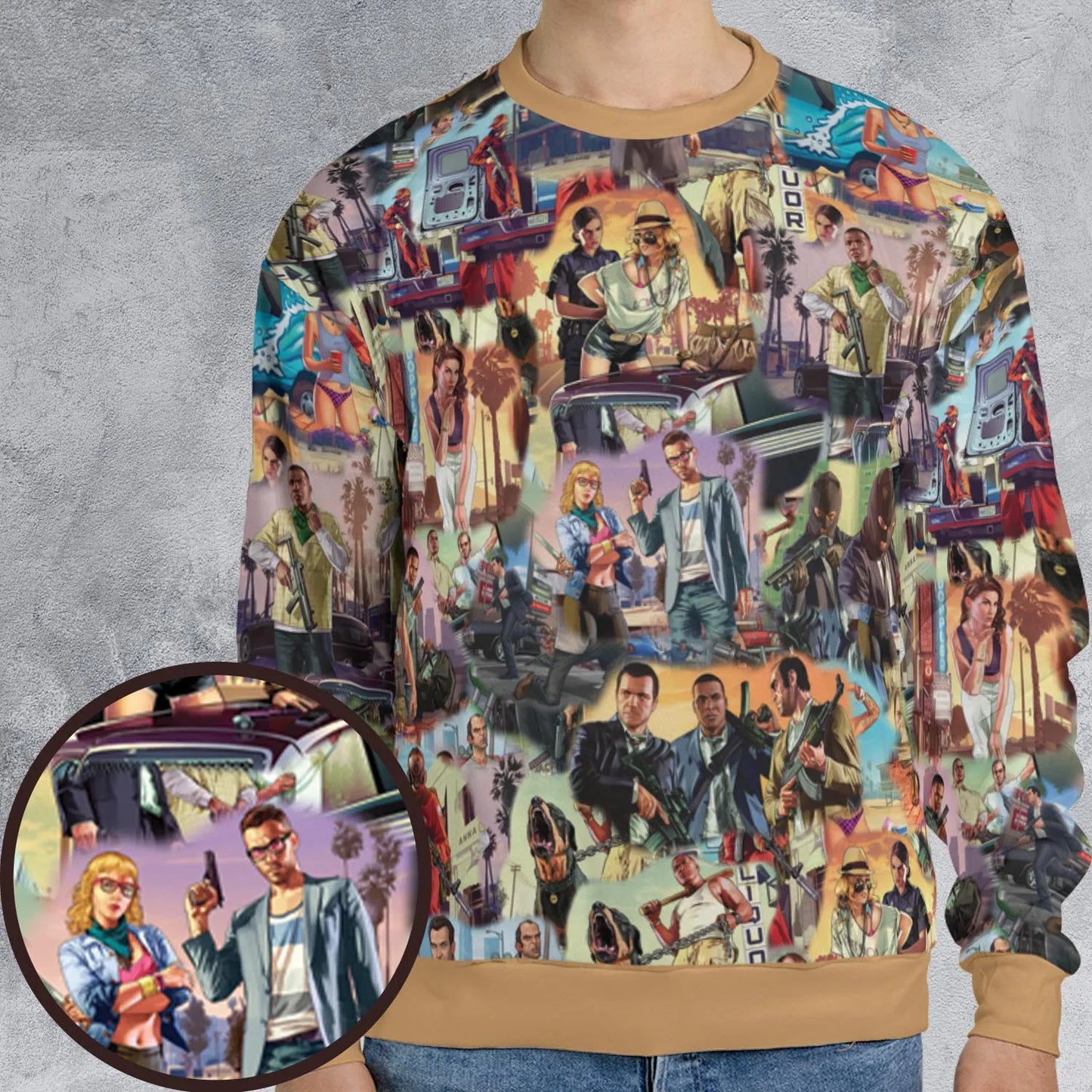 All-over Print Sweatshirt - PF48D9P1