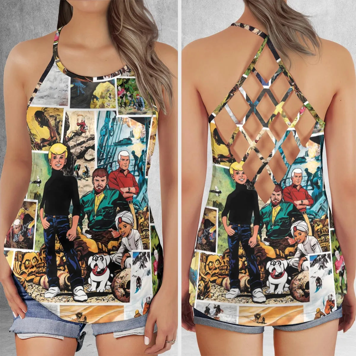 Criss Cross Tank Top - BSXVNSEL