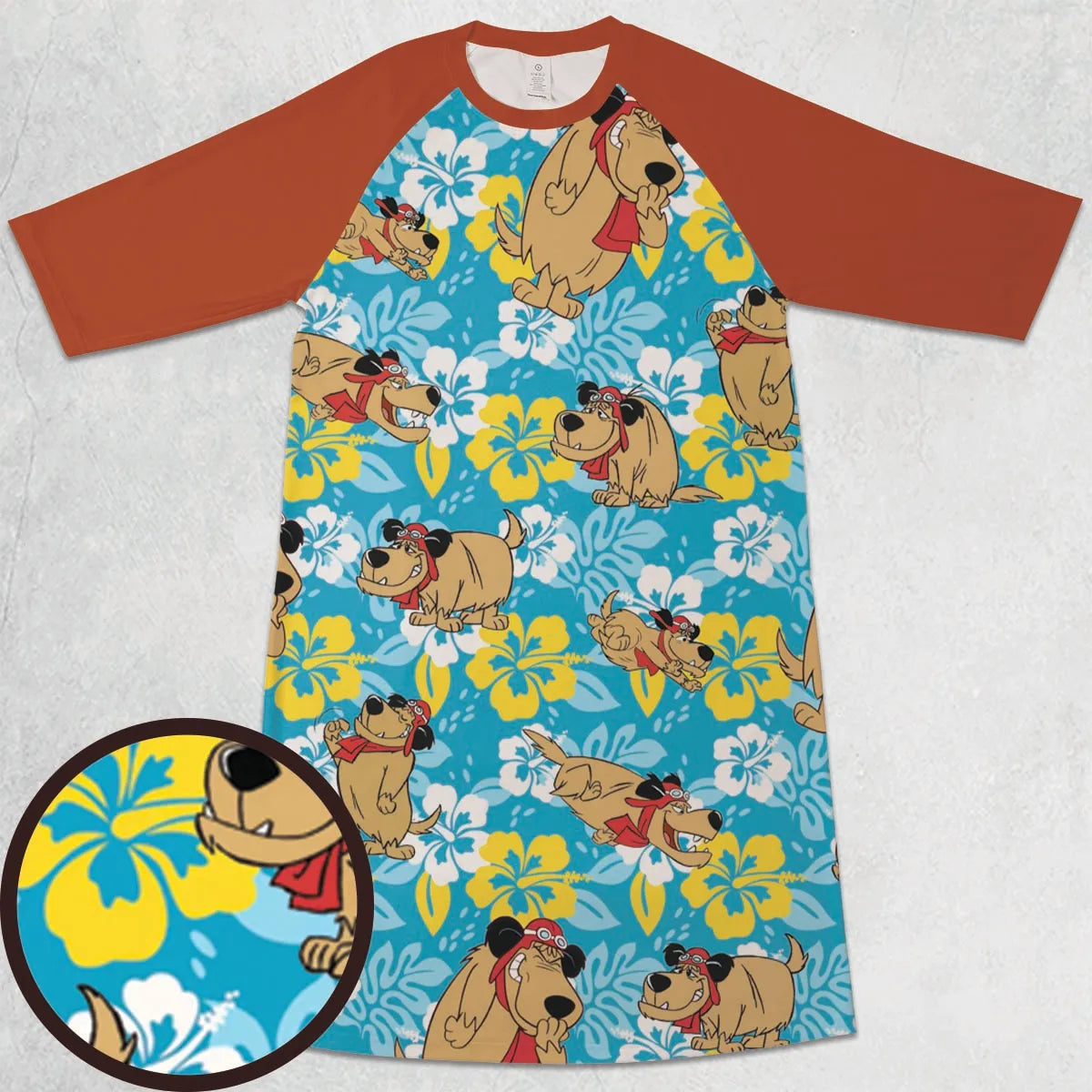 3/4 Sleeve Raglan Dress - ECG9AK6L