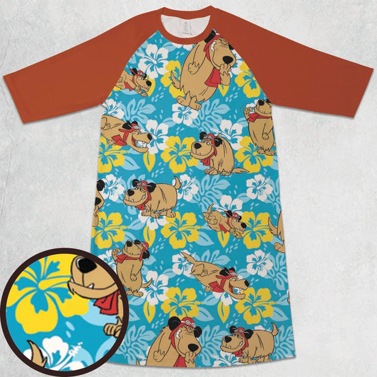 3/4 Sleeve Raglan Dress - ECG9AK6L
