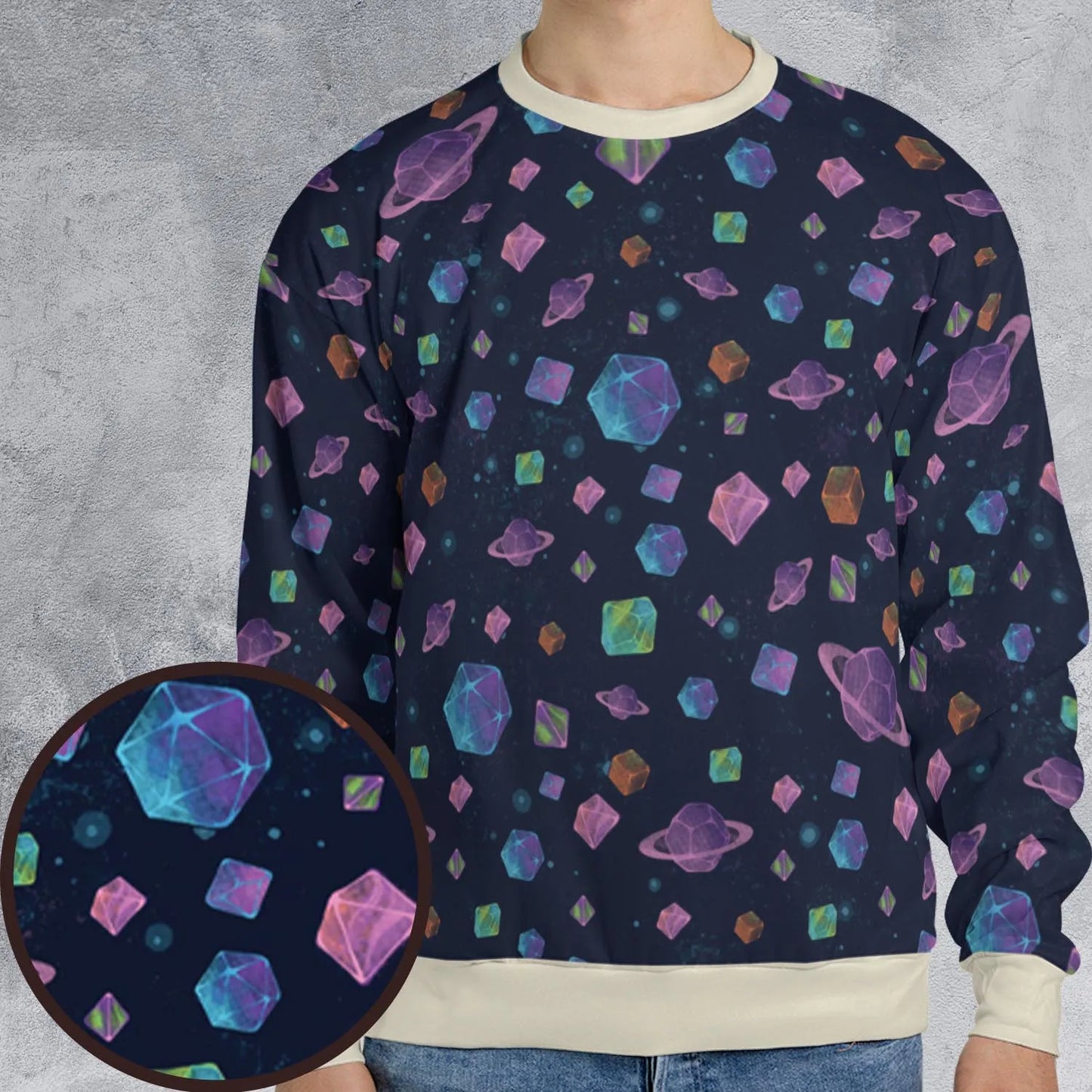 All-over Print Sweatshirt - 6874BARE
