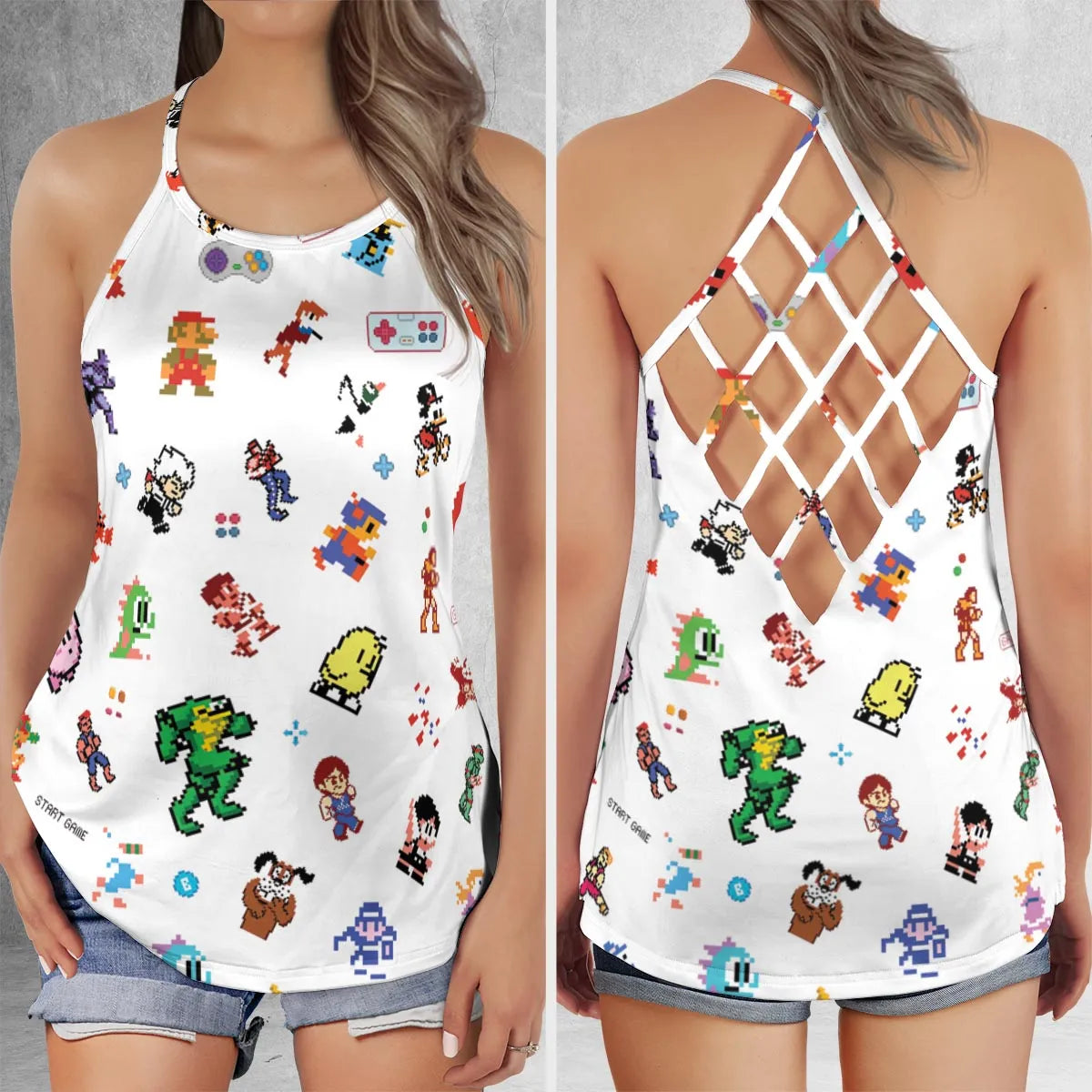 Criss Cross Tank Top - HZ9G74J5