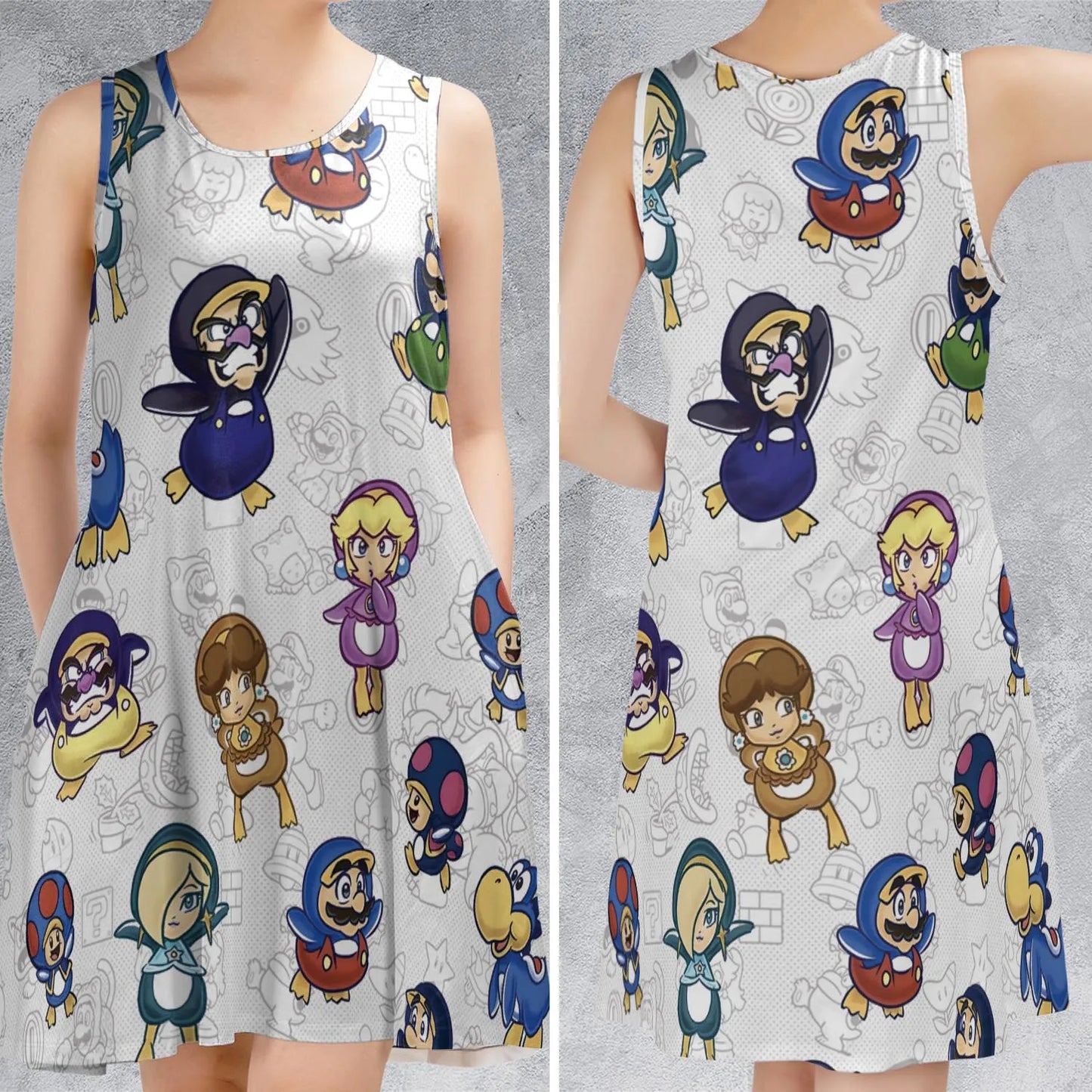Sleeveless Dress - 8797USGT