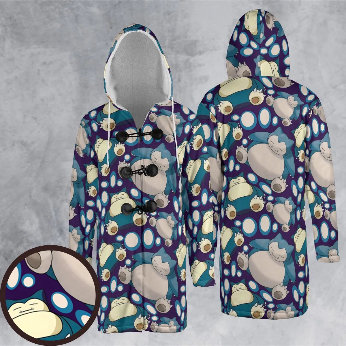 Hooded Cloak Coat - VK5MQVZU