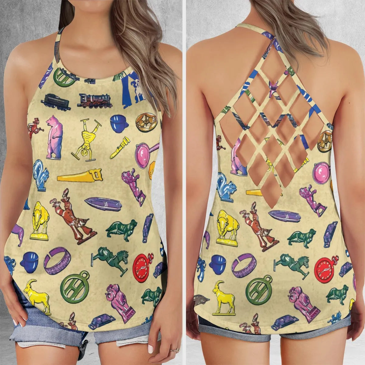 Criss Cross Tank Top - DF1LL7C6
