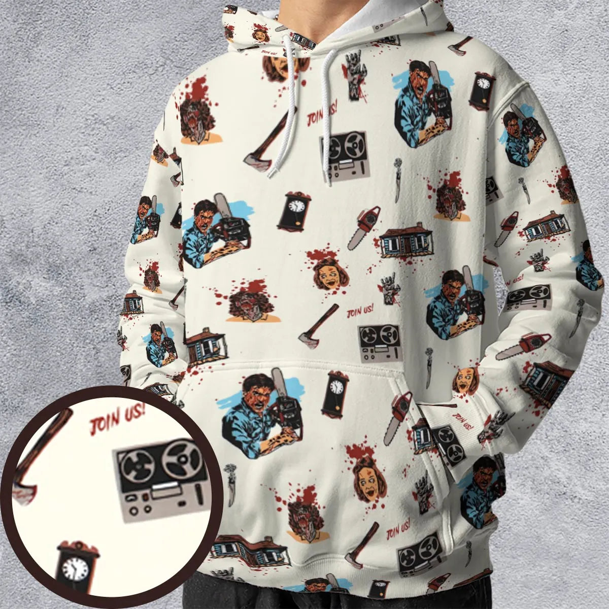 All-over Print Hoodie - R1NXKXQ4