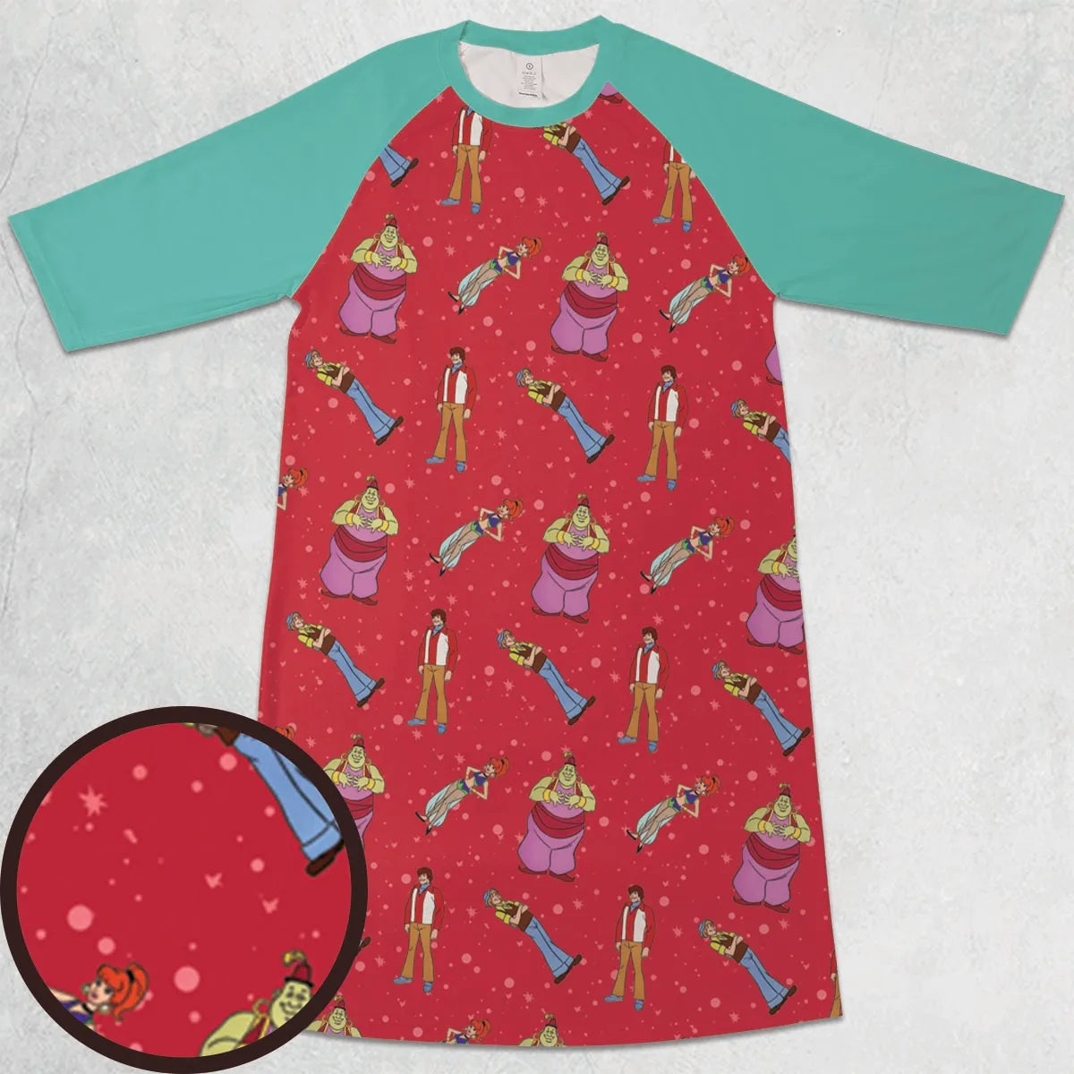 3/4 Sleeve Raglan Dress - L9WA9LZQ