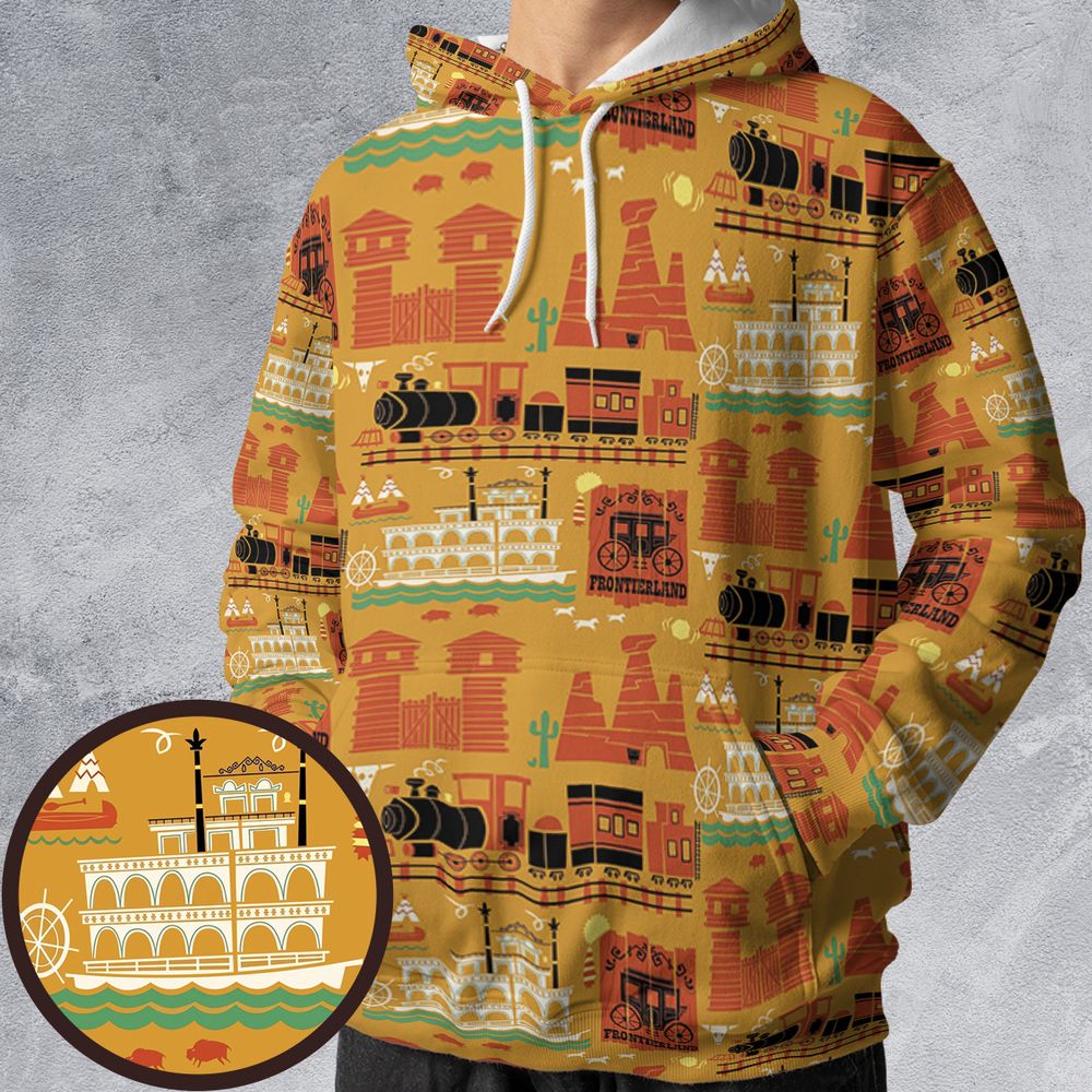 All-over Print Hoodie - 6Y8M9KBT -  - 1