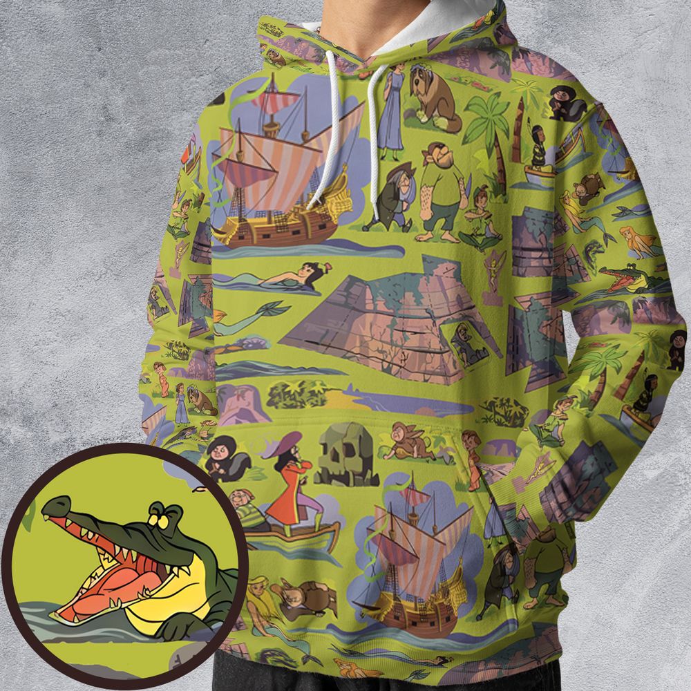 All-over Print Hoodie - 4KY7JQFM -  - 1