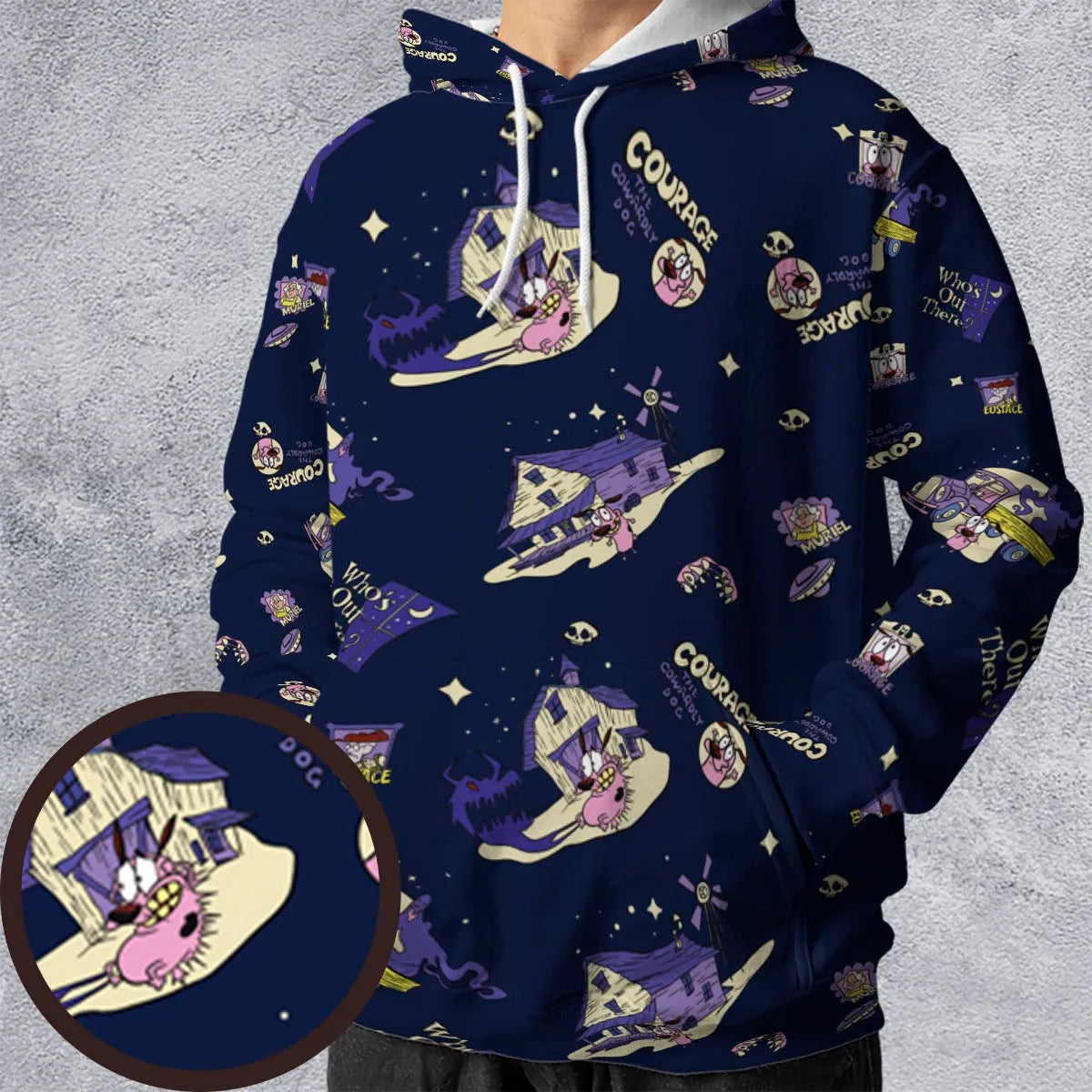 All-over Print Hoodie - B1AQ23CF