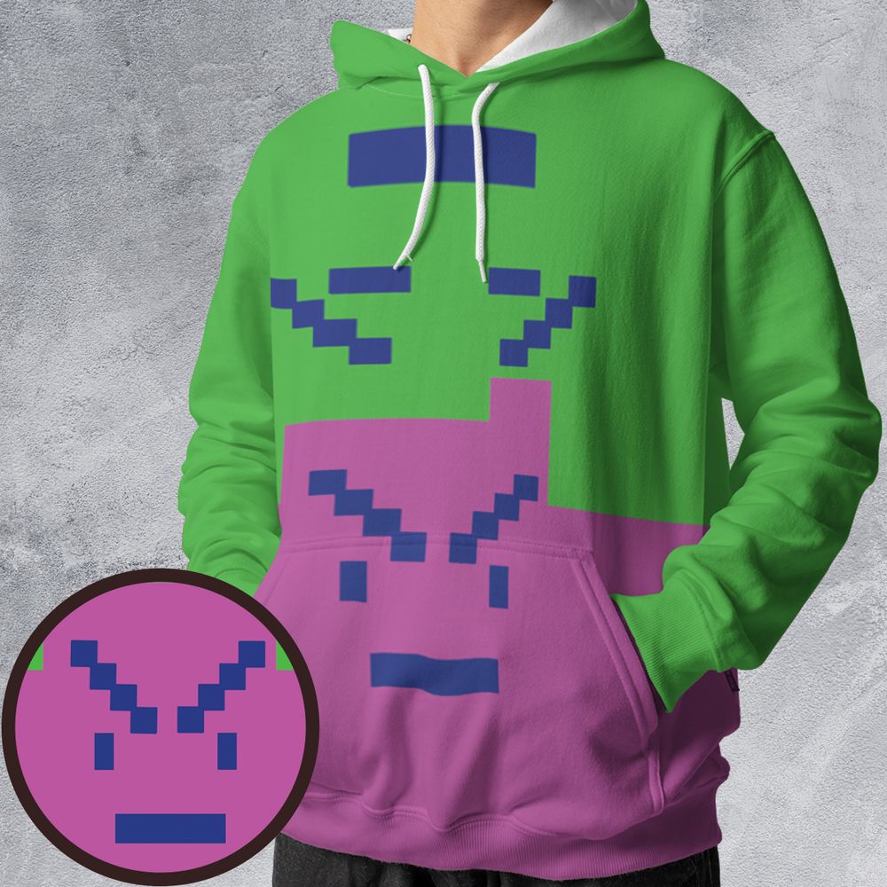 All-over Print Hoodie - DURP5H2K -  - 1