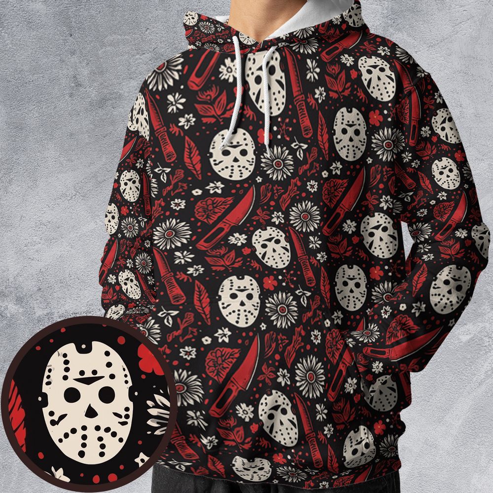 All-over Print Hoodie - LRNBFQPH -  - 1