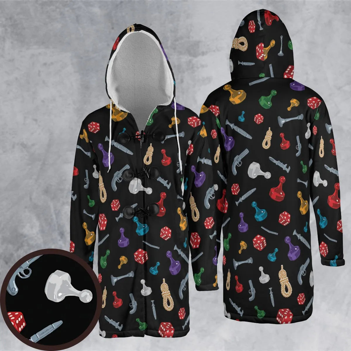Hooded Cloak Coat - J17AV3FU