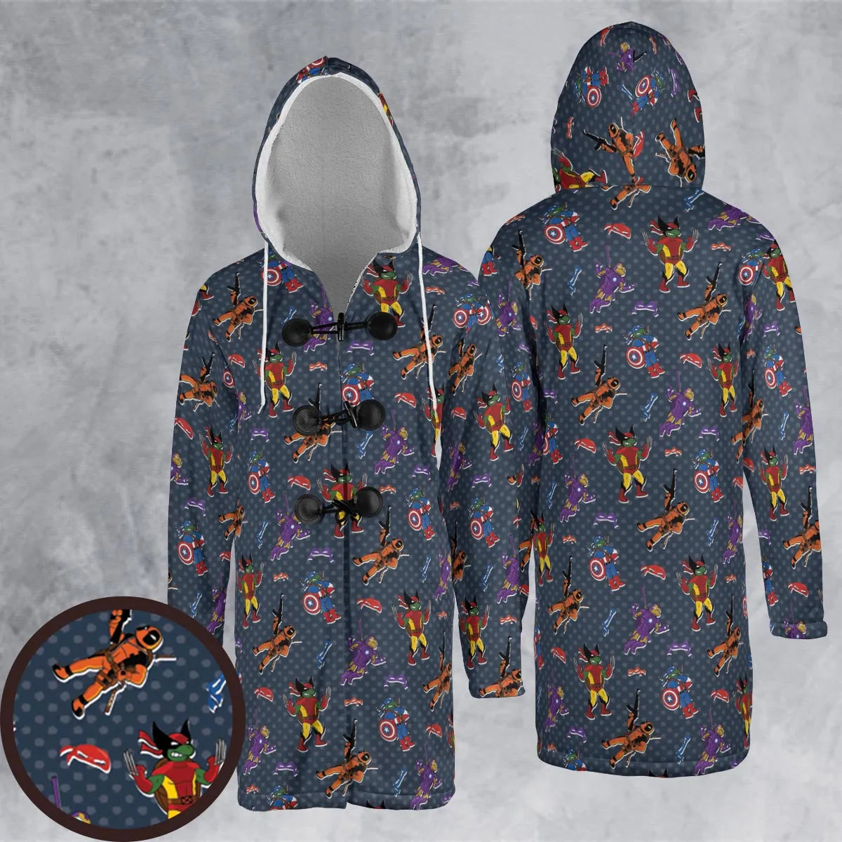 Hooded Cloak Coat - WM27HRDG