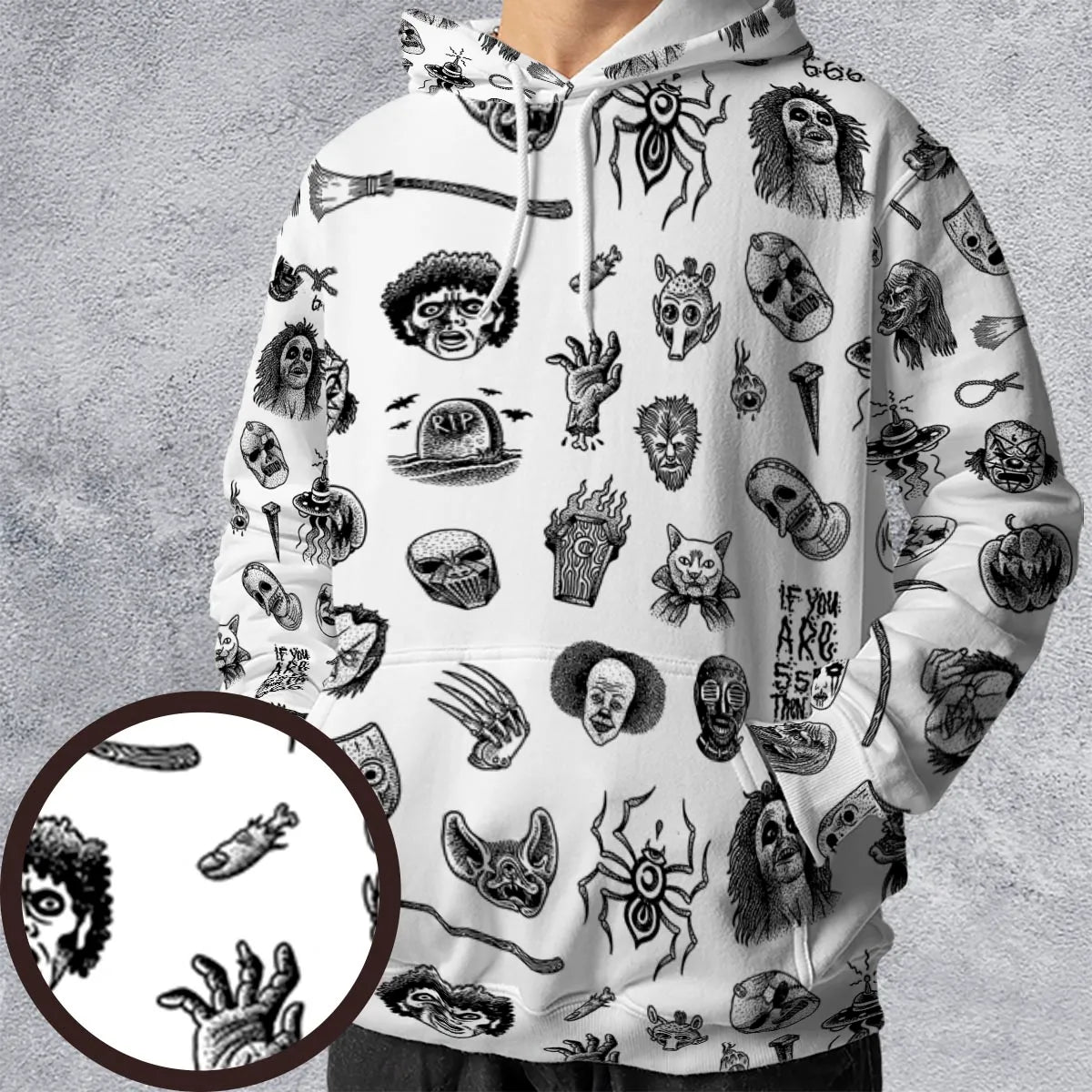 All-over Print Hoodie - VBDTPP5U
