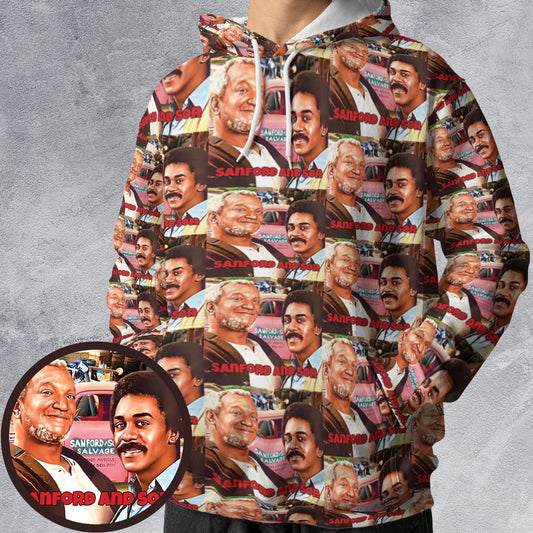 All-over Print Hoodie - 3PUE8WXK -  - 1