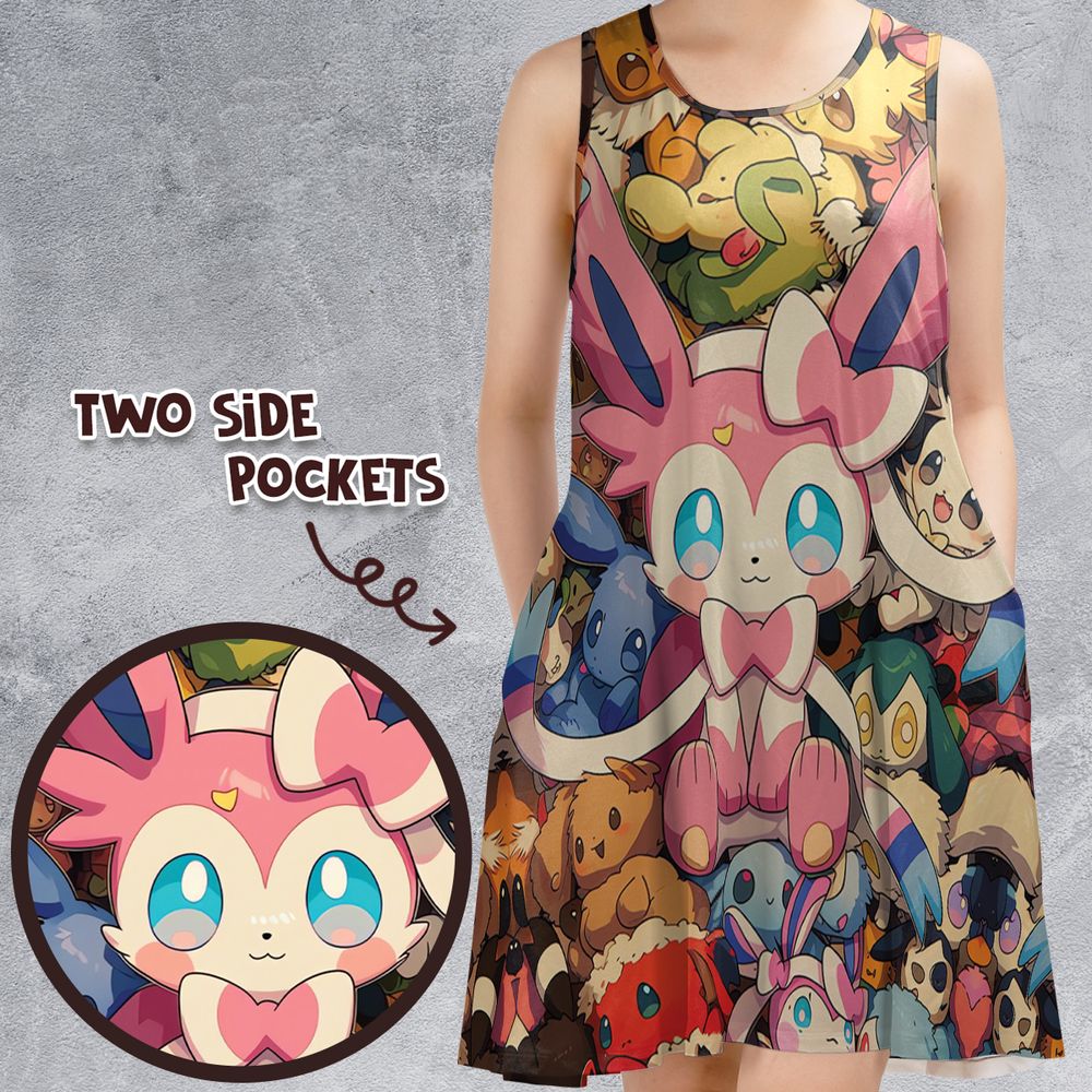 Sleeveless Dress - UUF7YPHB -  - 1