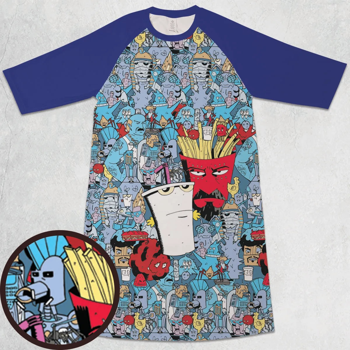 3/4 Sleeve Raglan Dress - KP6HDXWP