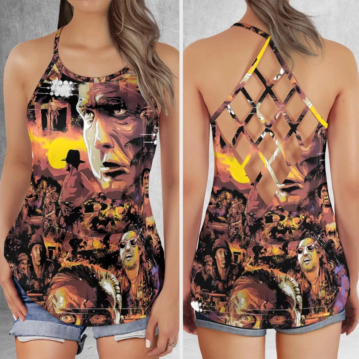 Criss Cross Tank Top - APUK15AF
