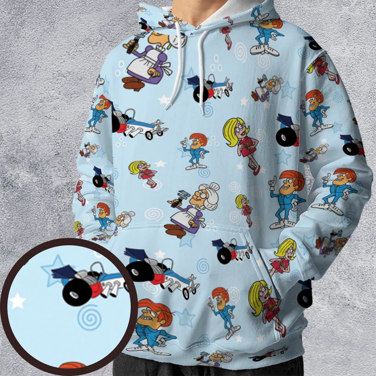 All-over Print Hoodie - 7XVDDT7H