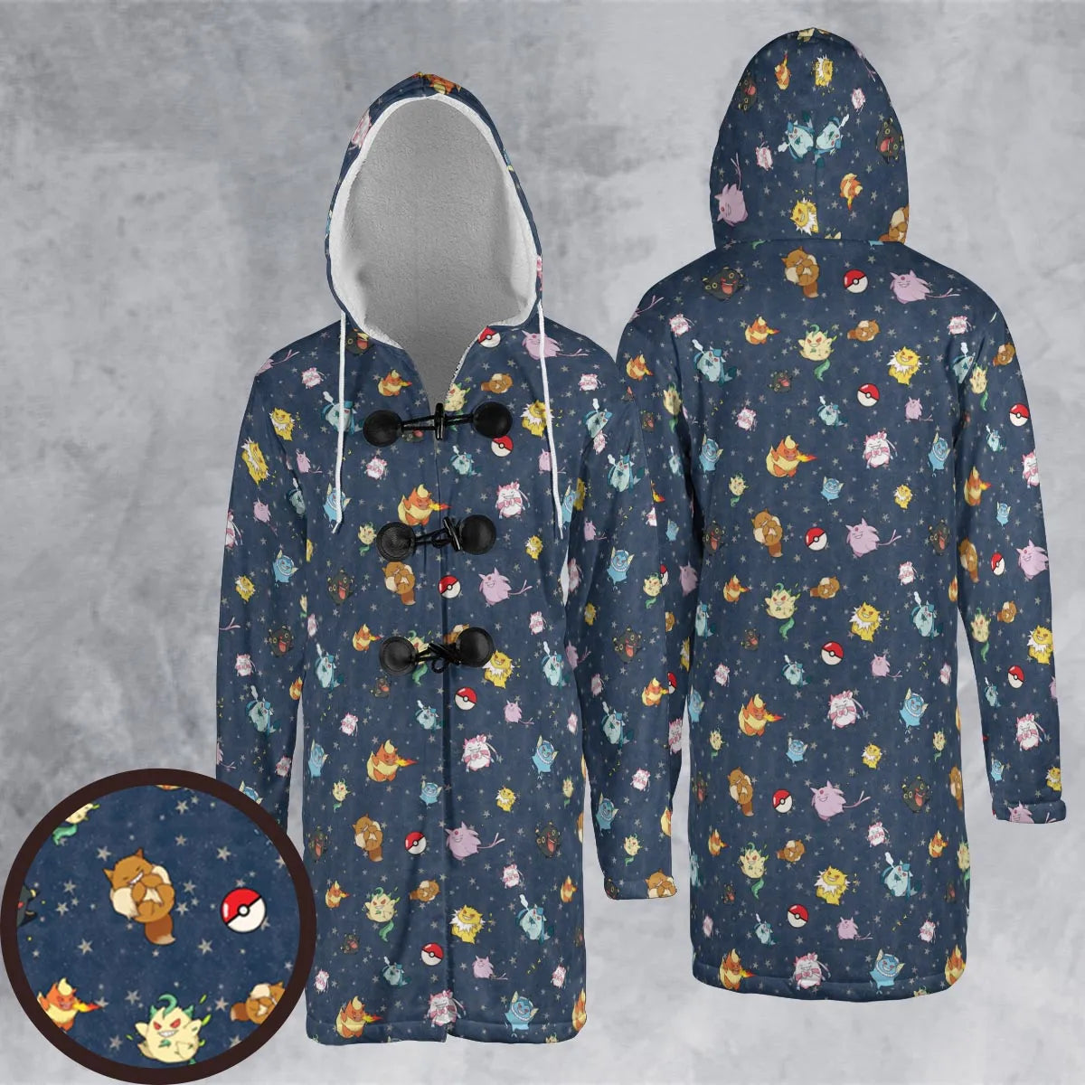 Hooded Cloak Coat - 3ETJG1L7