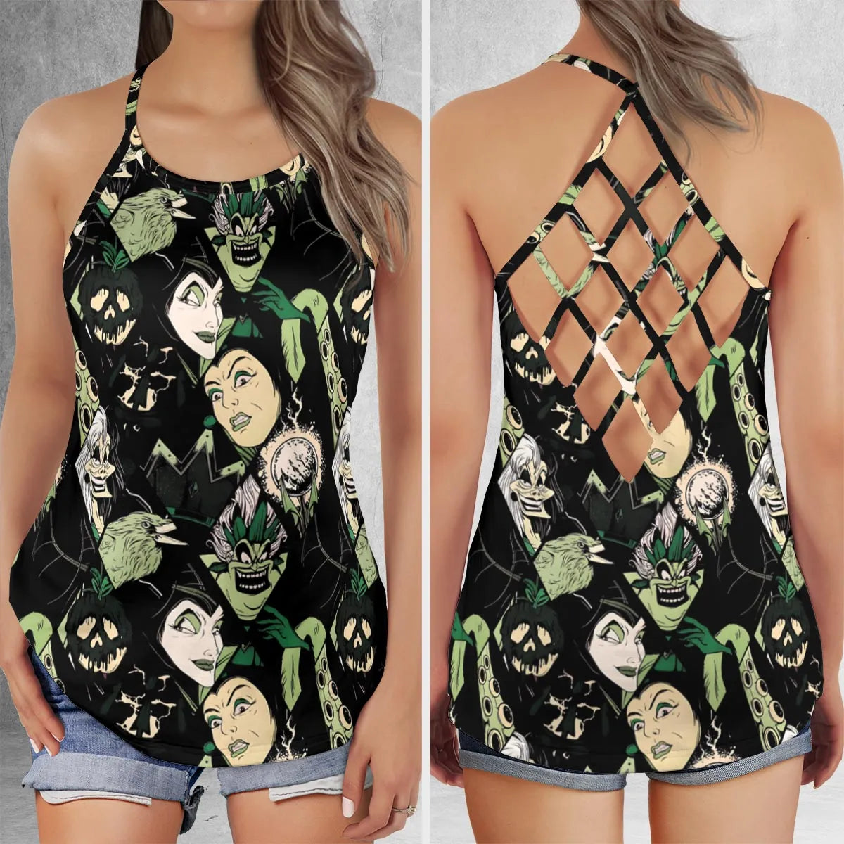 Criss Cross Tank Top - MXAMM4KR