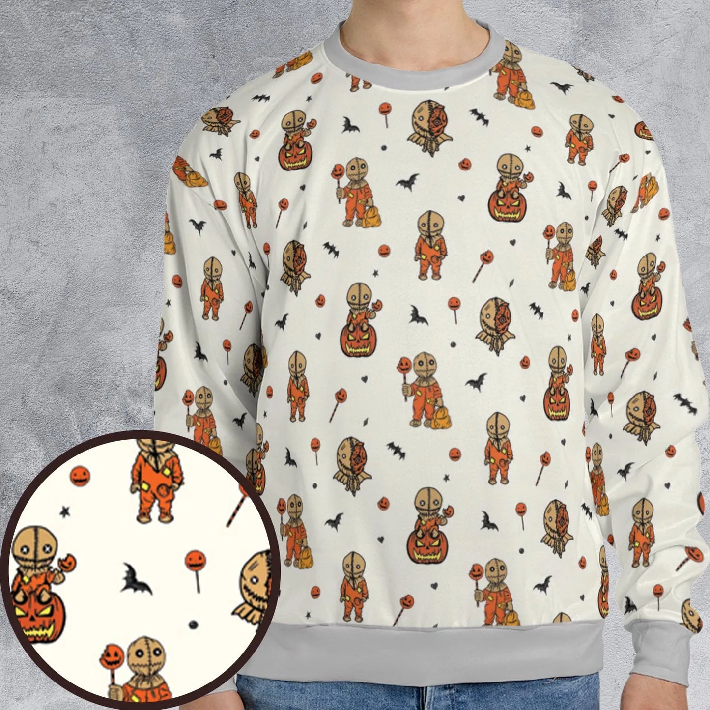 All-over Print Sweatshirt - 918ZJDUE
