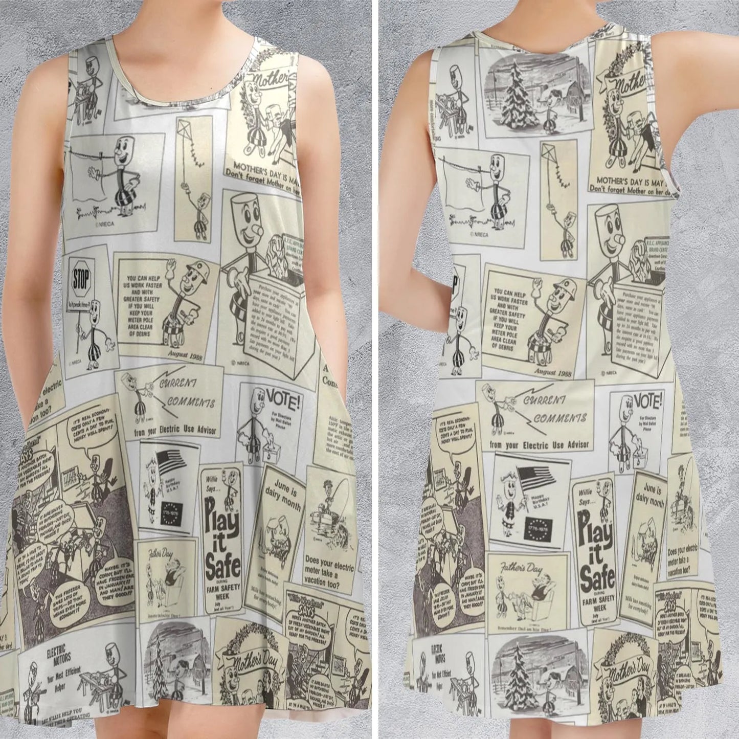 Sleeveless Dress - 44W125EP