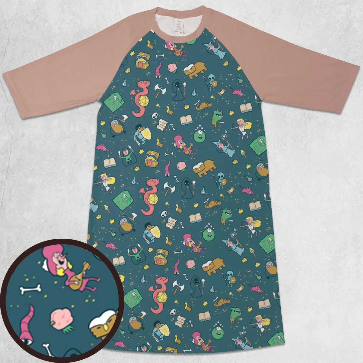 3/4 Sleeve Raglan Dress - NYFWBWC3
