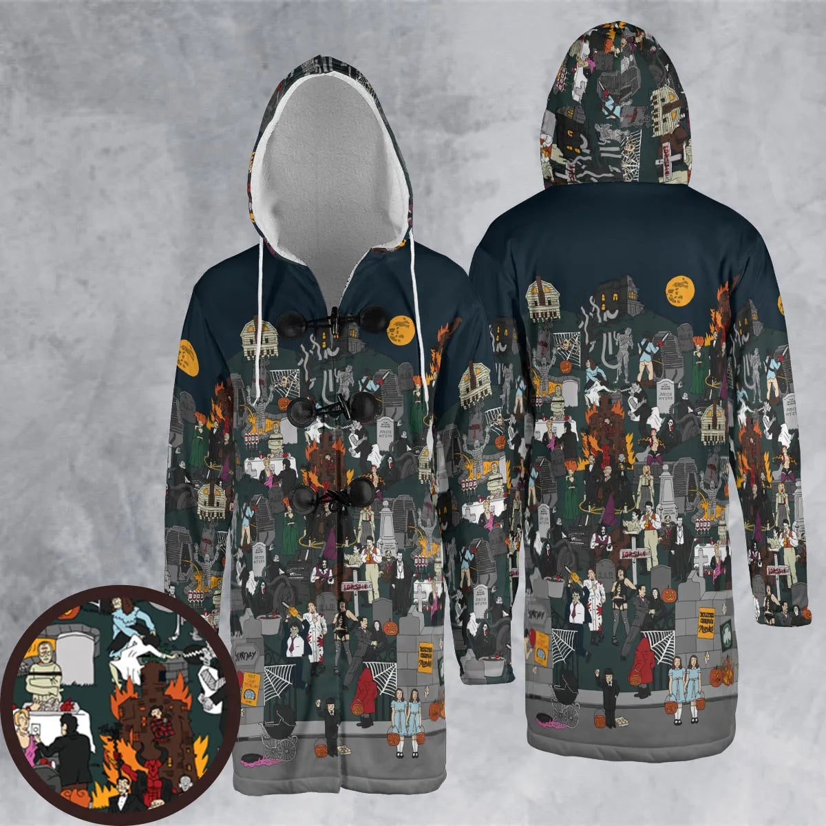 Hooded Cloak Coat - WT71KG6K