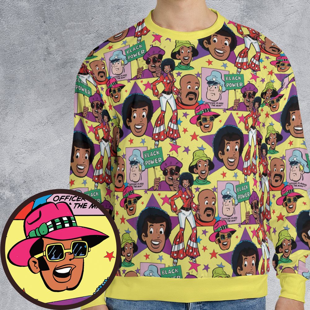 All-over Print Sweatshirt - QKX85FAL -  - 1