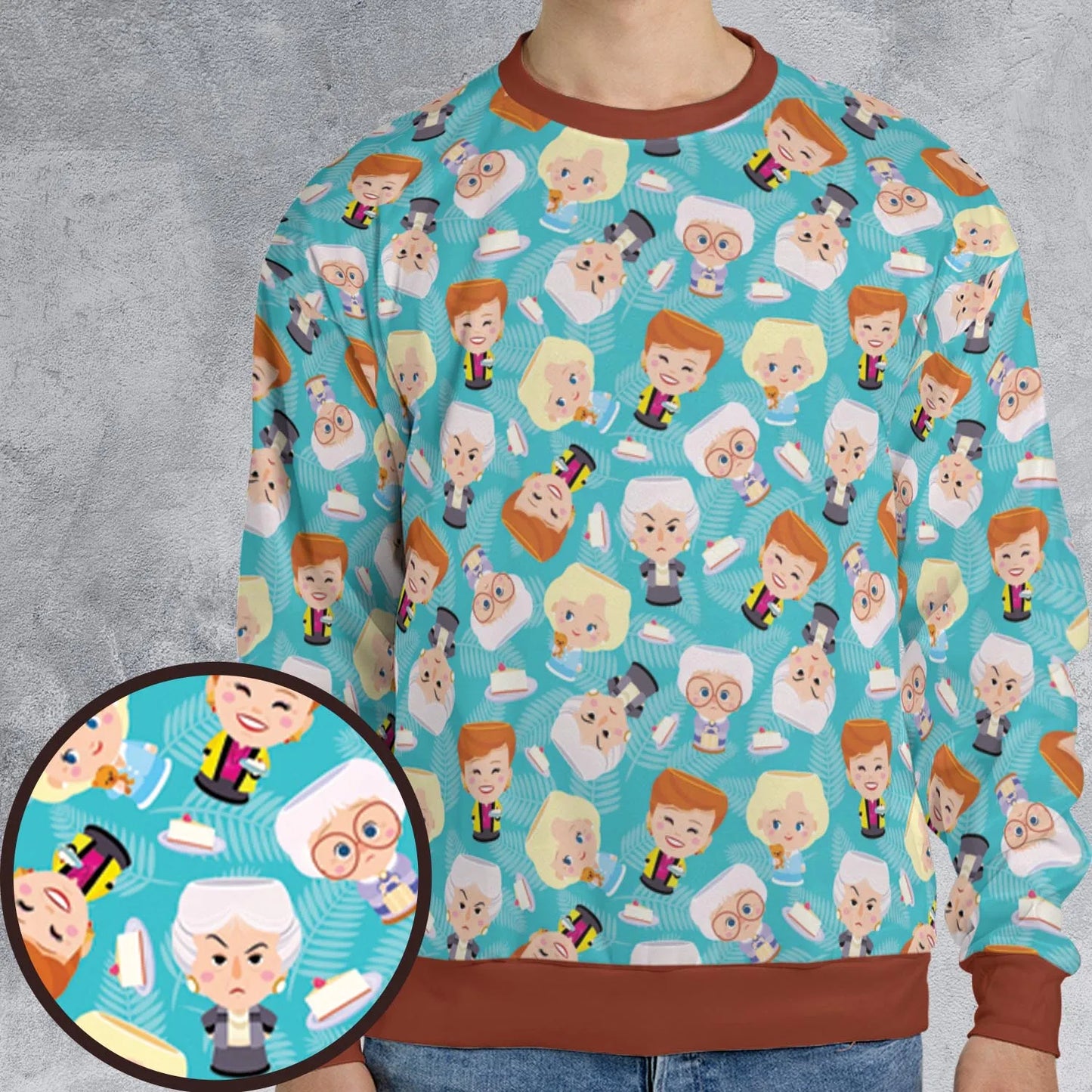 All-over Print Sweatshirt - MGYJEZQH