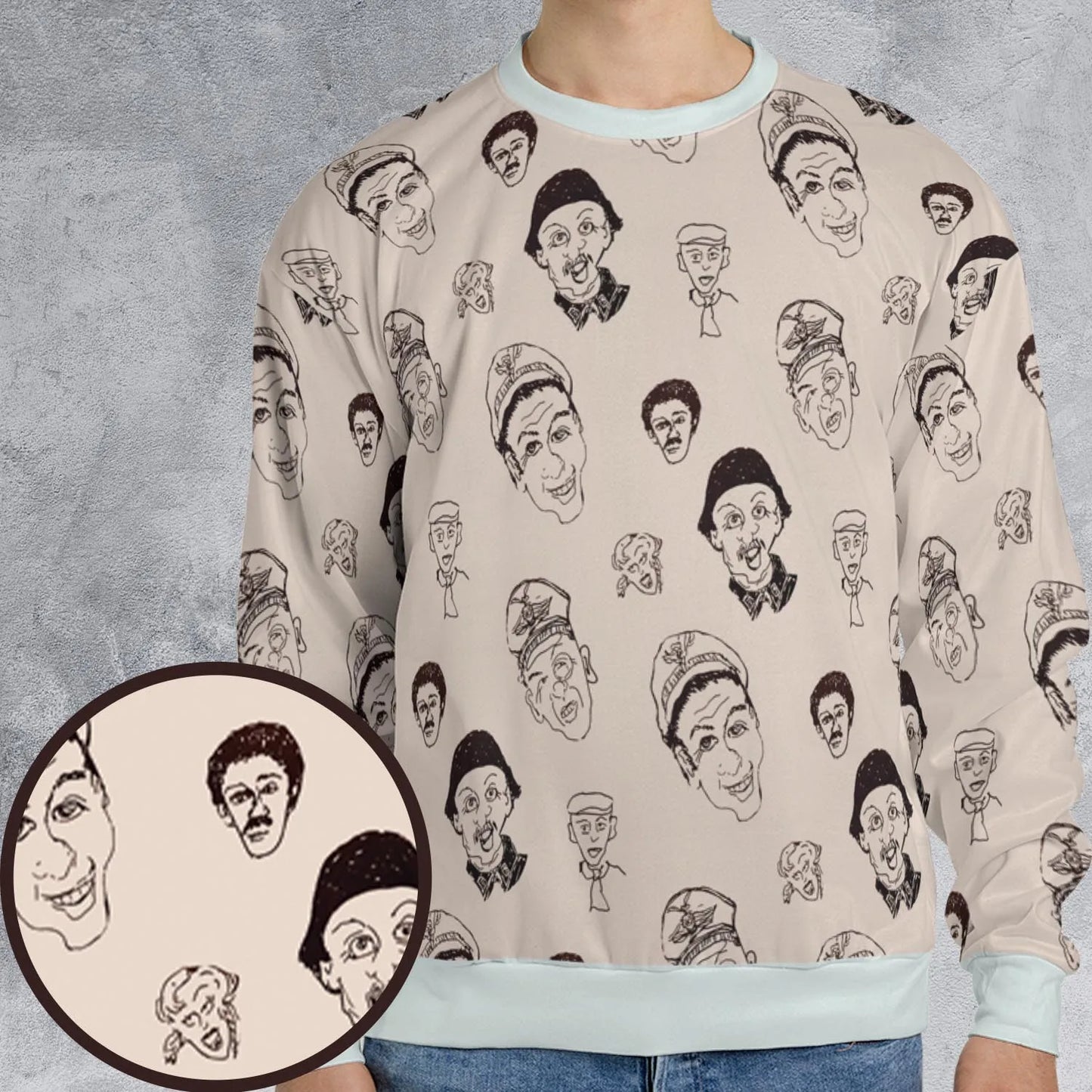 All-over Print Sweatshirt - 7YY21HUQ