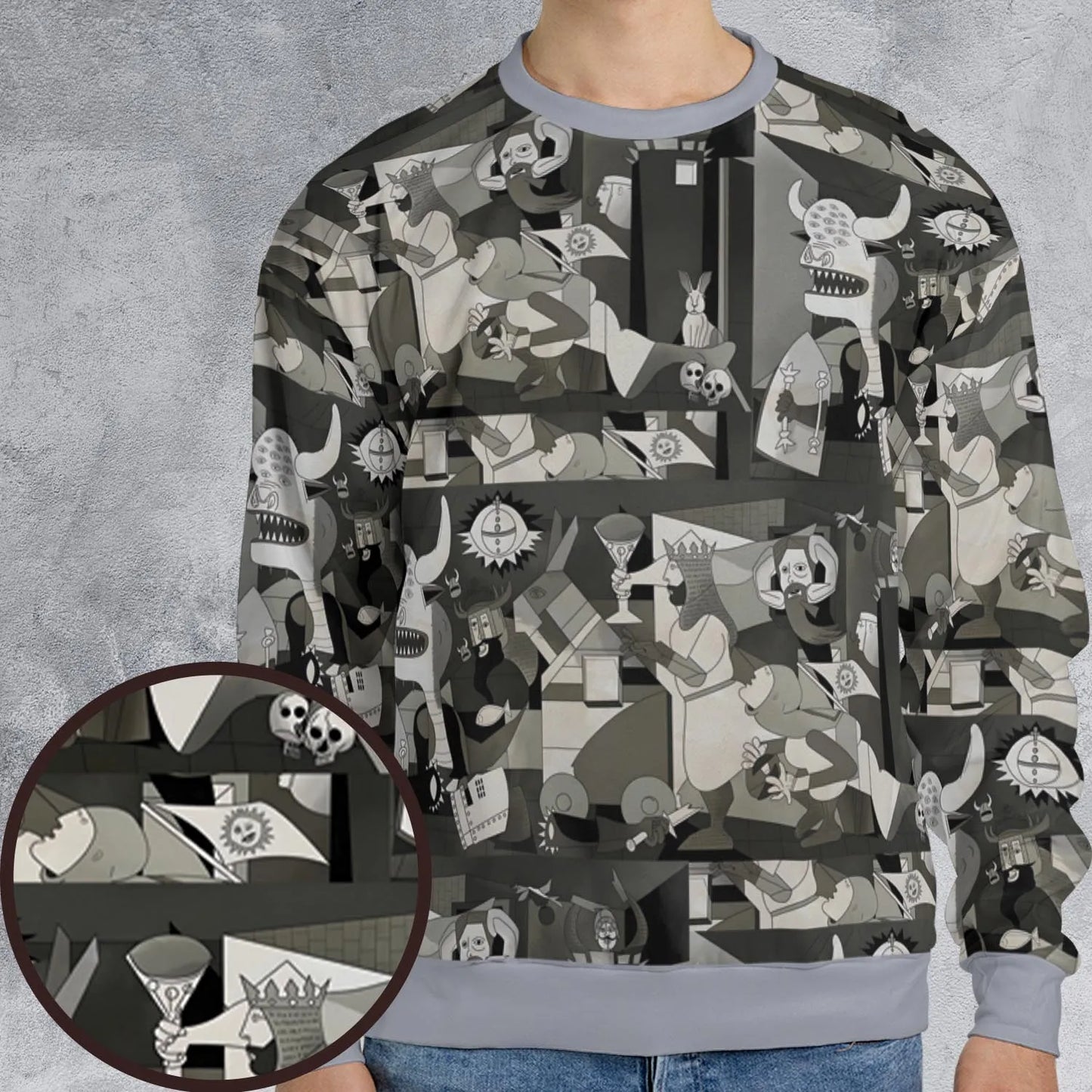 All-over Print Sweatshirt - 914ZVX12