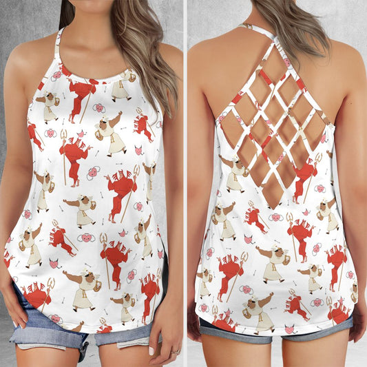 Criss Cross Tank Top - HY92KNK9 -  - 1