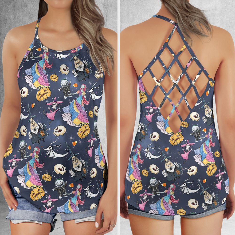 Criss Cross Tank Top - B55JP7SX -  - 1