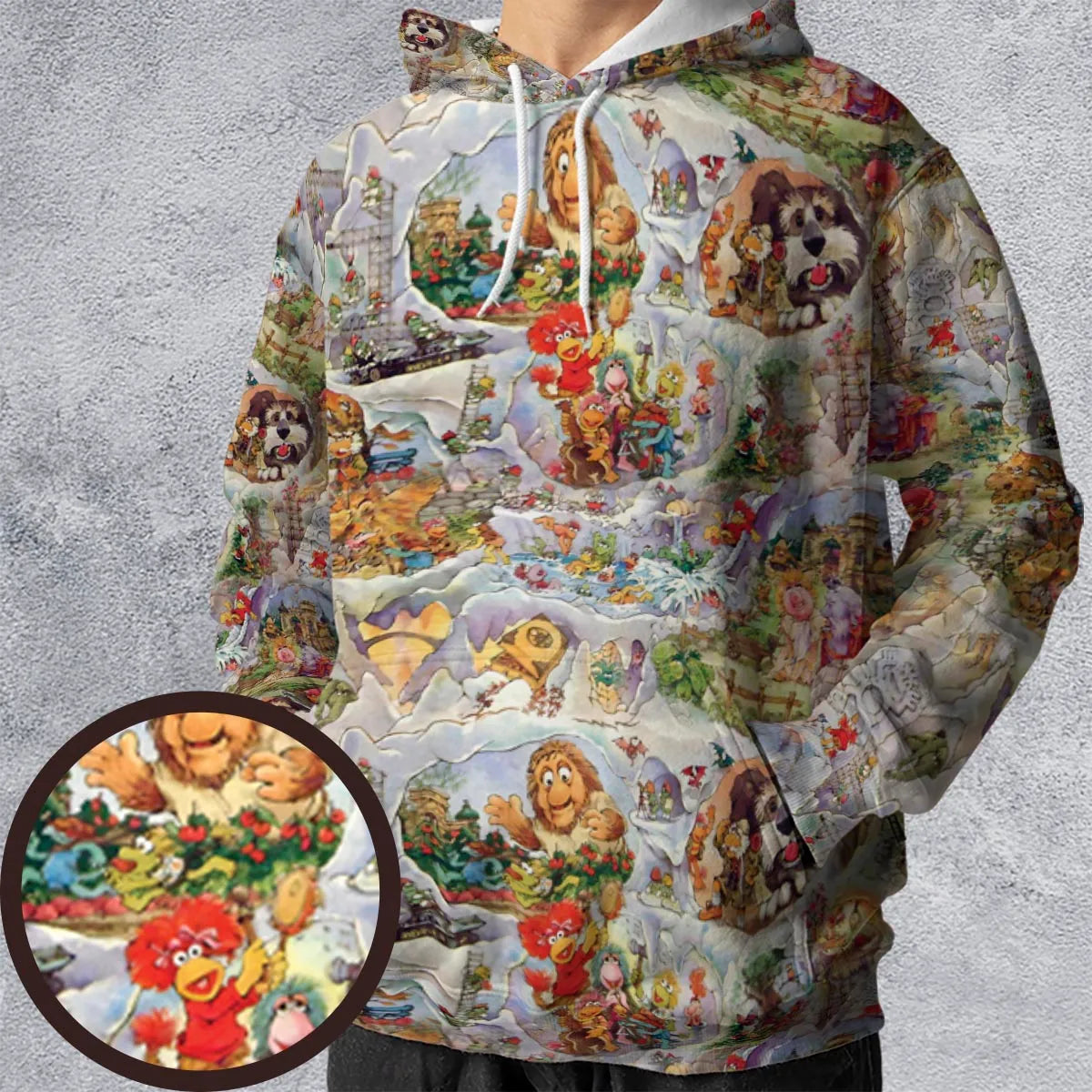 All-over Print Hoodie - HFW6Y4UE