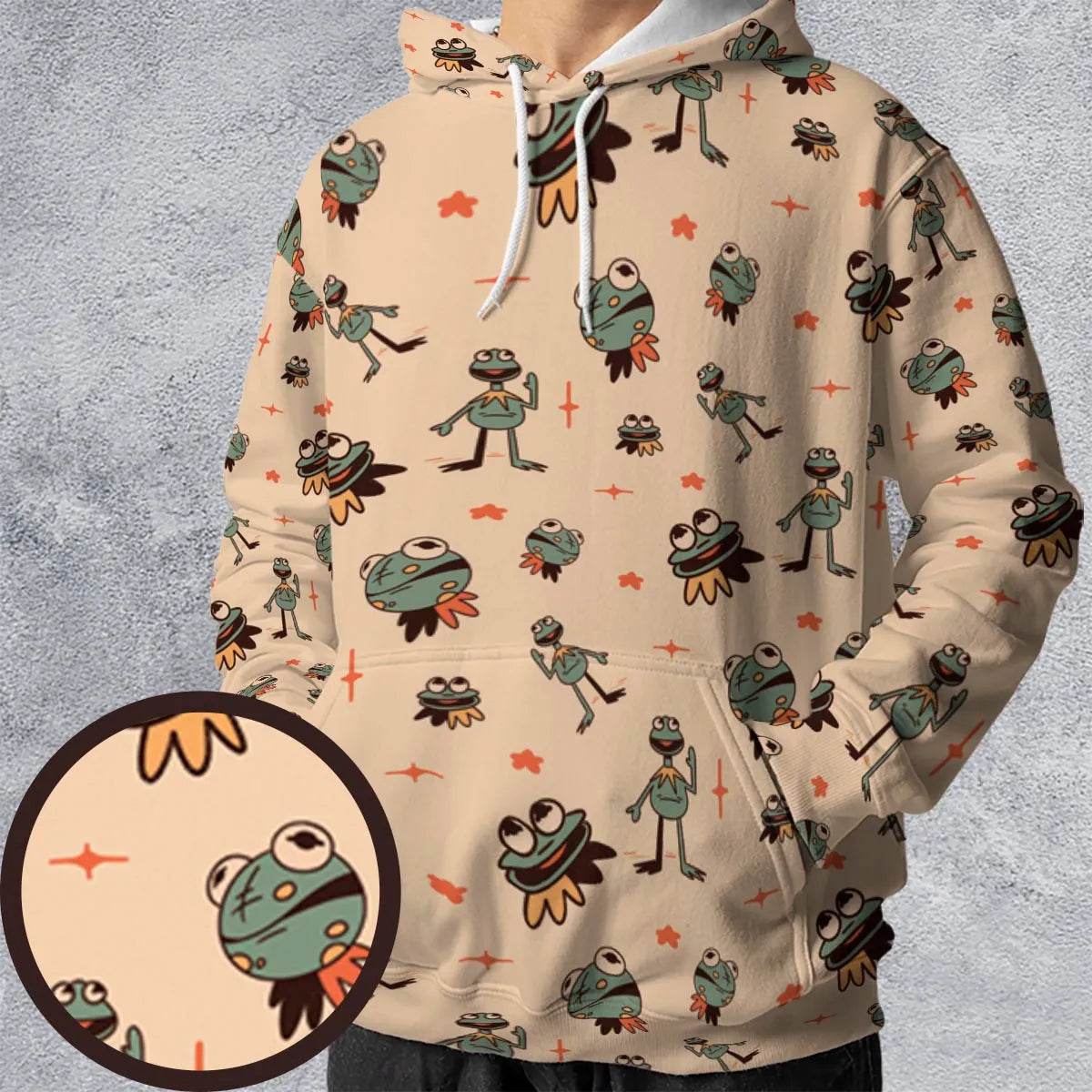 All-over Print Hoodie - MDG3ED2R