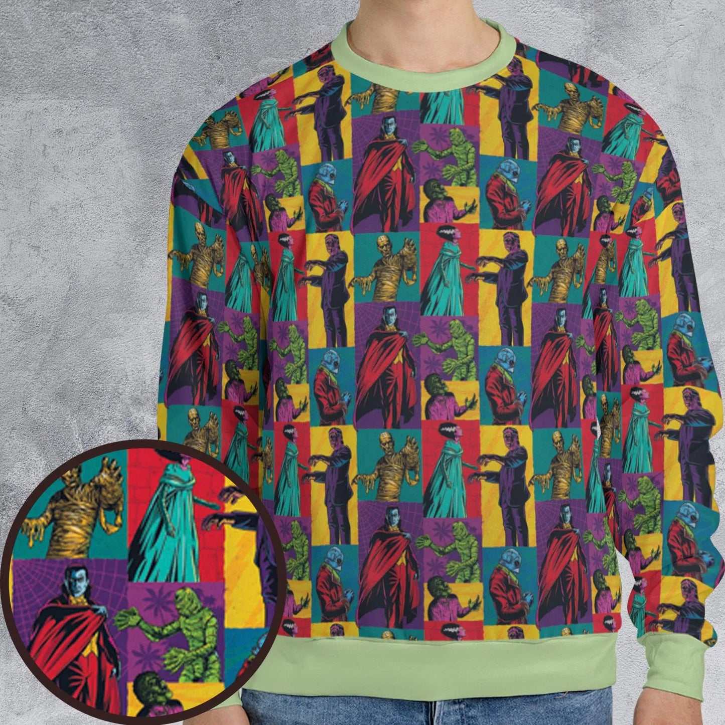 All-over Print Sweatshirt - XAJB4J7K