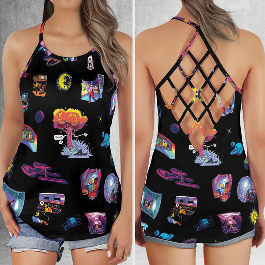 Criss Cross Tank Top - 6MB5NY7S -  - 1