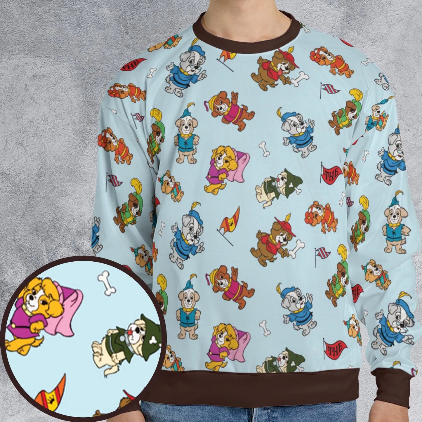 All-over Print Sweatshirt - 64ALKQDA