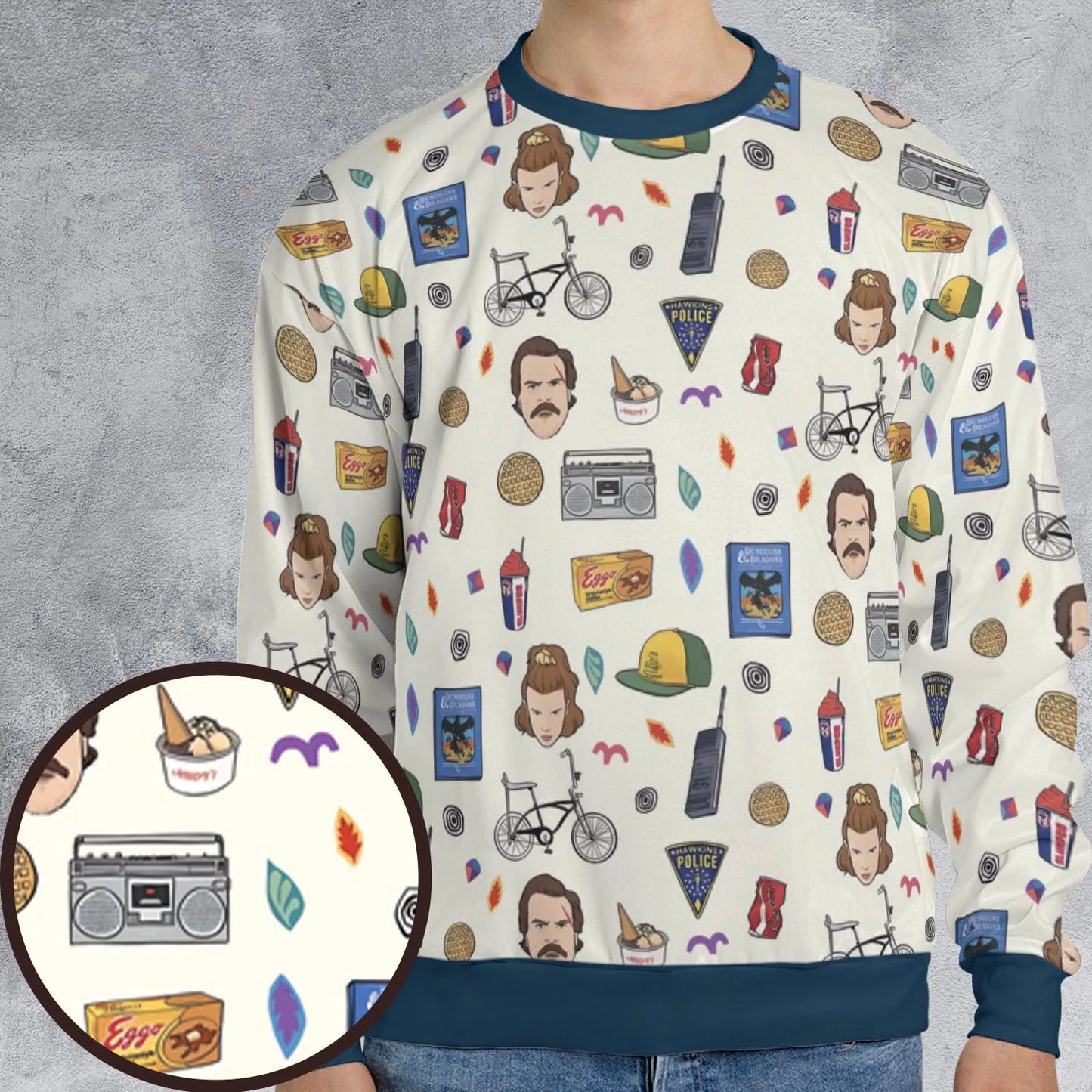All-over Print Sweatshirt - 8FRHQ4VH