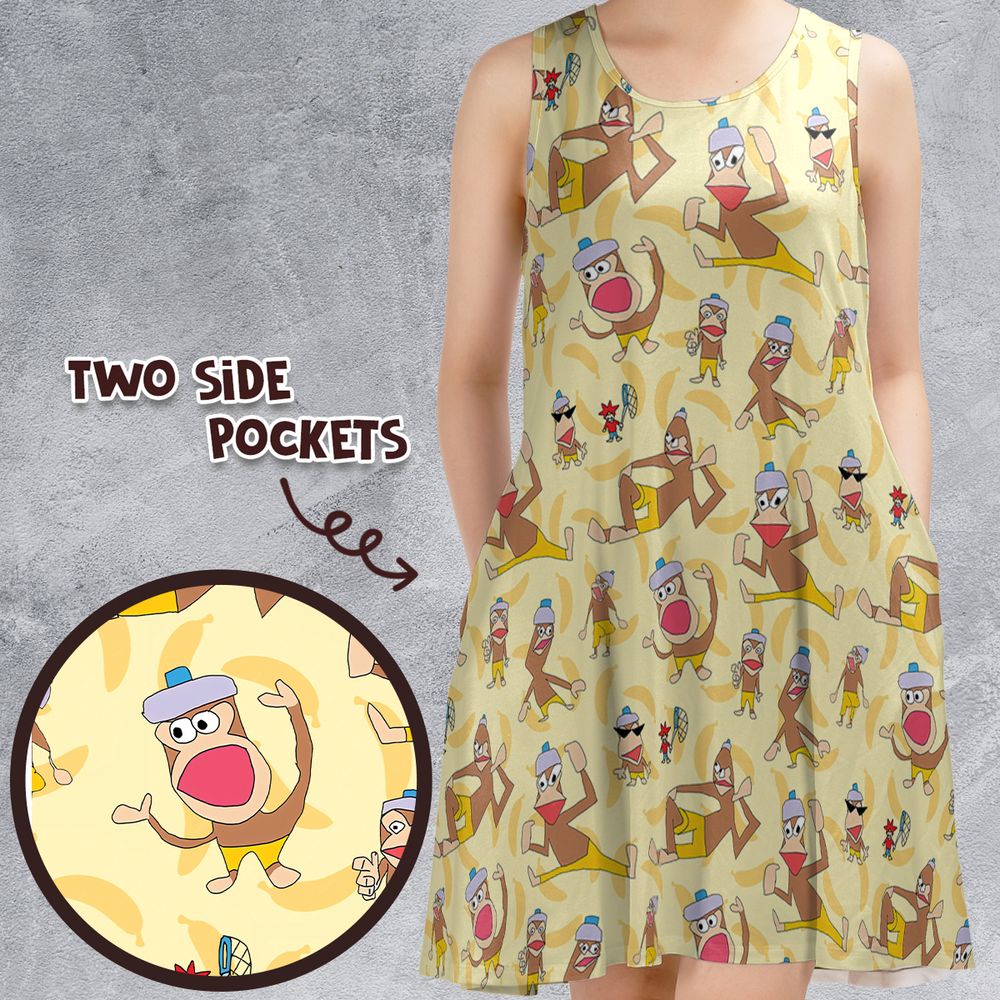 Sleeveless Dress - U8FZ62PM -  - 1