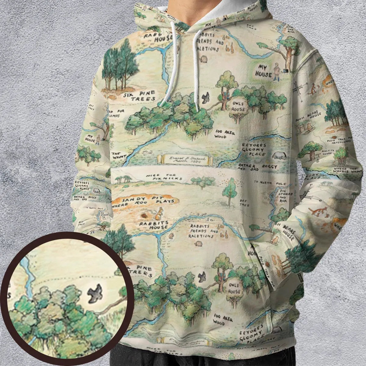 All-over Print Hoodie - T7DVJU4H