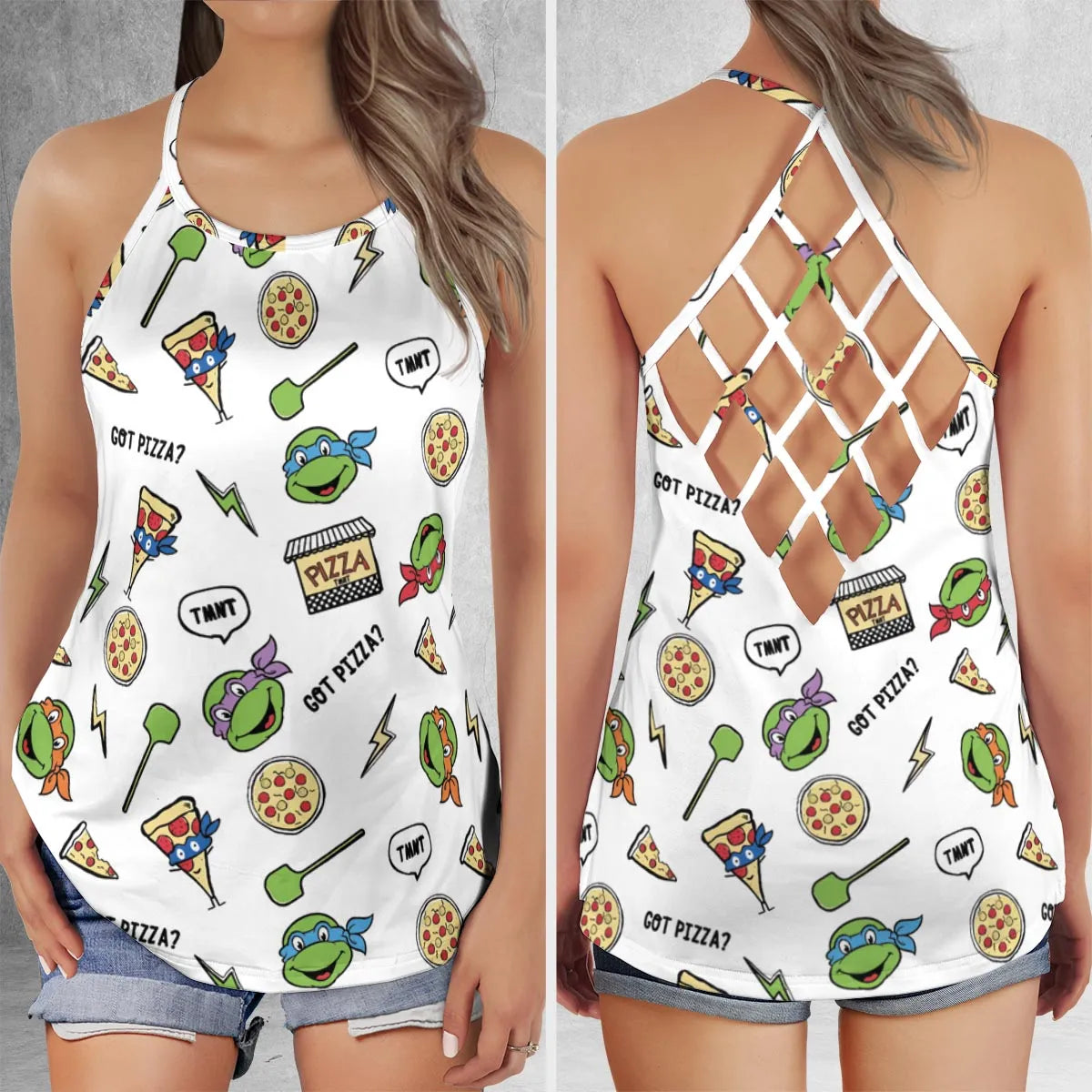 Criss Cross Tank Top - NZQDSPKZ
