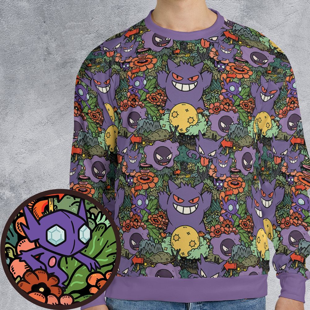 All-over Print Sweatshirt - CRQEWCTG -  - 1