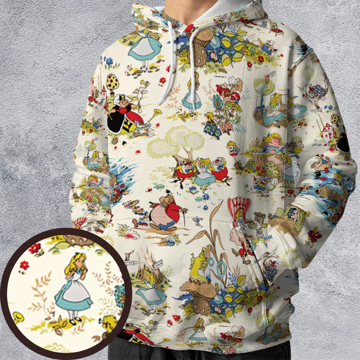 All-over Print Hoodie - WJLTEA8X