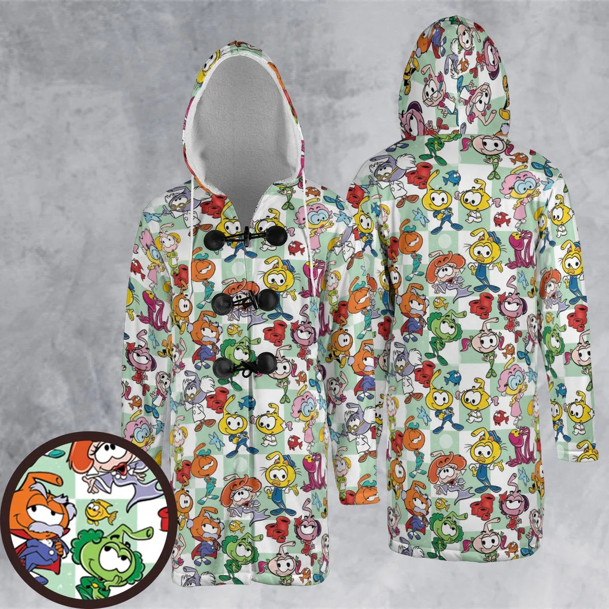 Hooded Cloak Coat - 7R5MQTYV